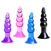 Smooth and Tapered Anal Plug for Gradual Insertion and Pleasure